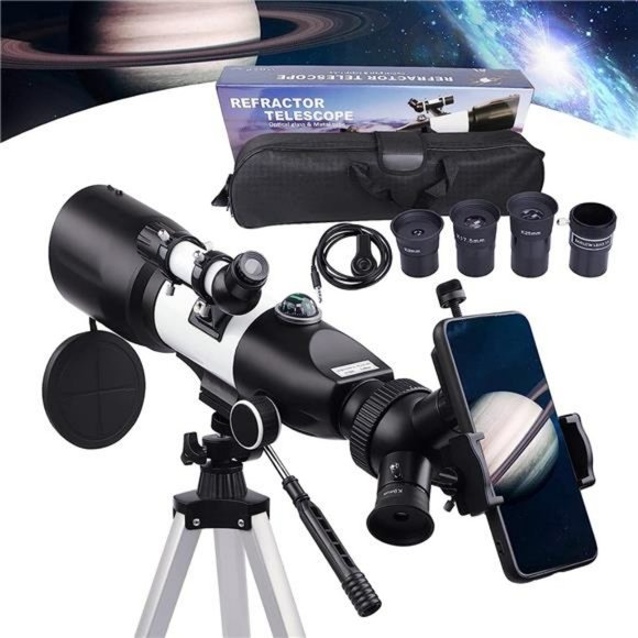Telescope for Adults & Kids - 70mm Aperture 400mm Refractor...